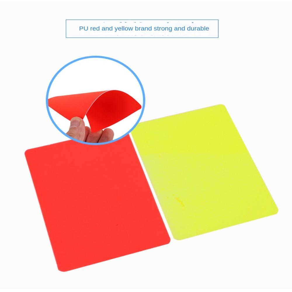 Gelbe Karte, PVC-Fußball-Schiedsrichter-Warnkarte, Fußball-Schiedsrichter-Rot-Gelb-Karte, Fußballspiel