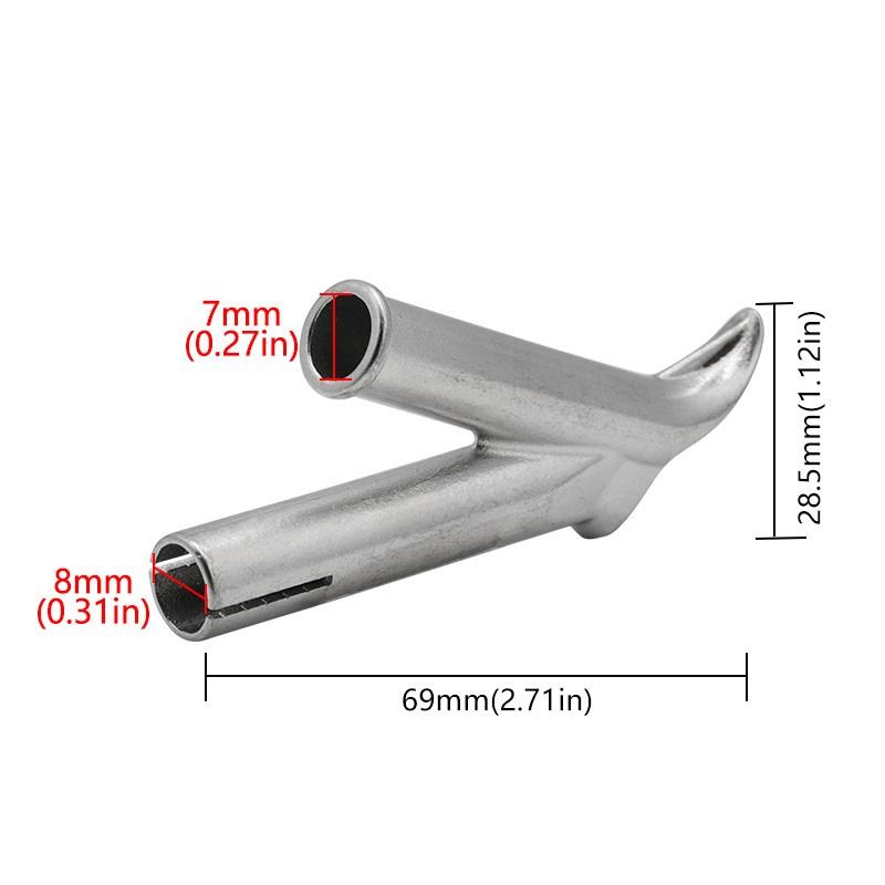 

For Polycarbonate For Polyethylene Metal Welding Nozzle Hot Air Welding Tip Sliver Efficient Welding Lightweight