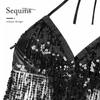 Sequin Performance Top Tassel Halter Bra Charming Dance Wear  For Thailand/India/Arab