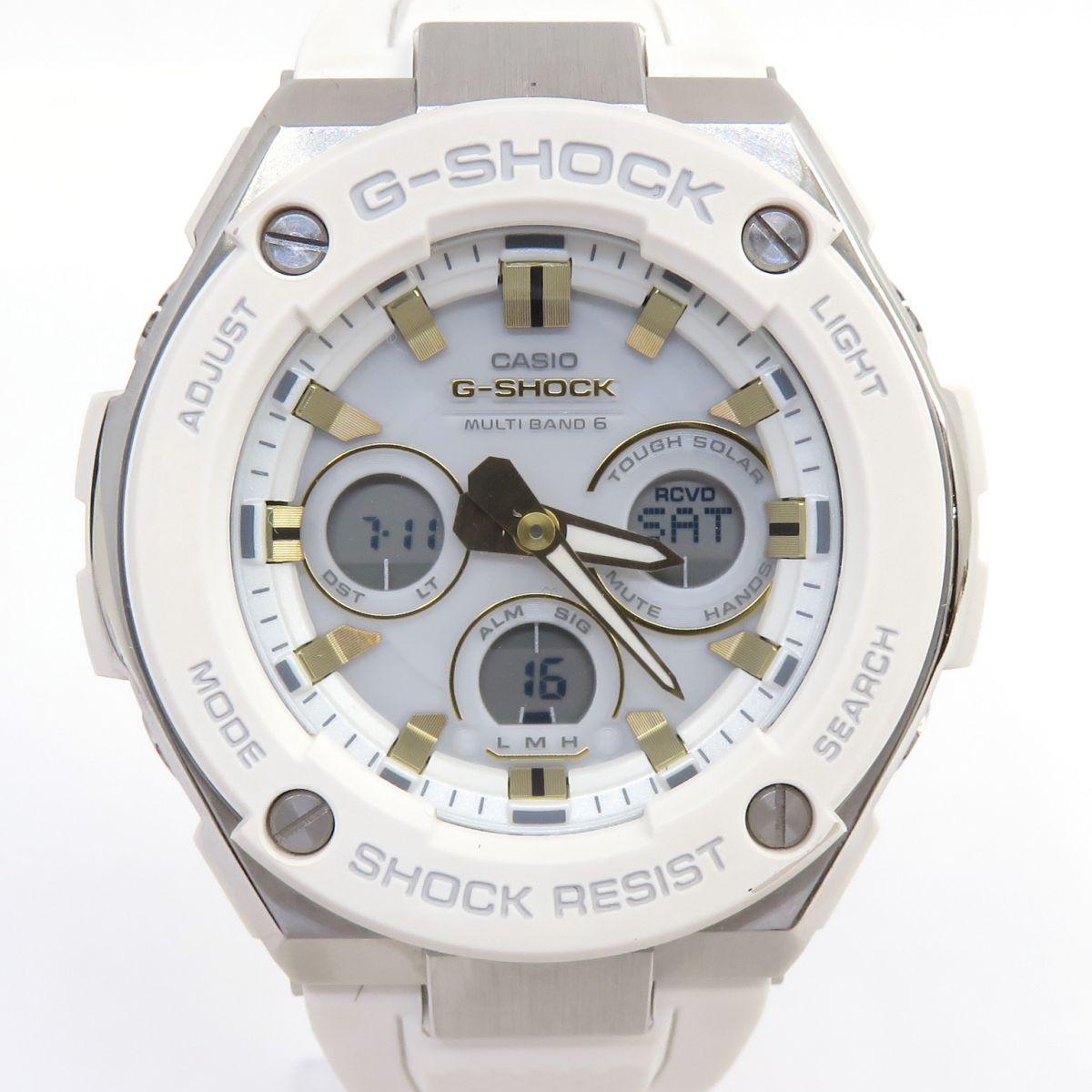 Used CASIO G-SHOCK G-STEEL GST-W300-7AJF solar watch *Used