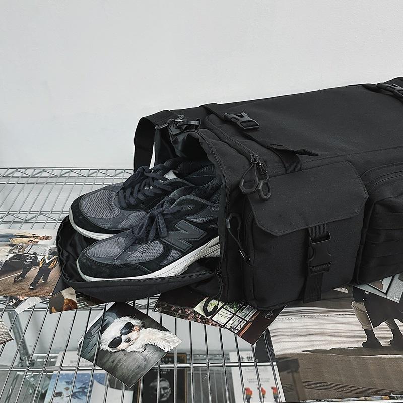 Travel Large Capacity Mountaineering Trend Shoulder Multifunctional Warehouse Business Travel Fitness Waiting for Birth Storage Oblique Span Large Bag