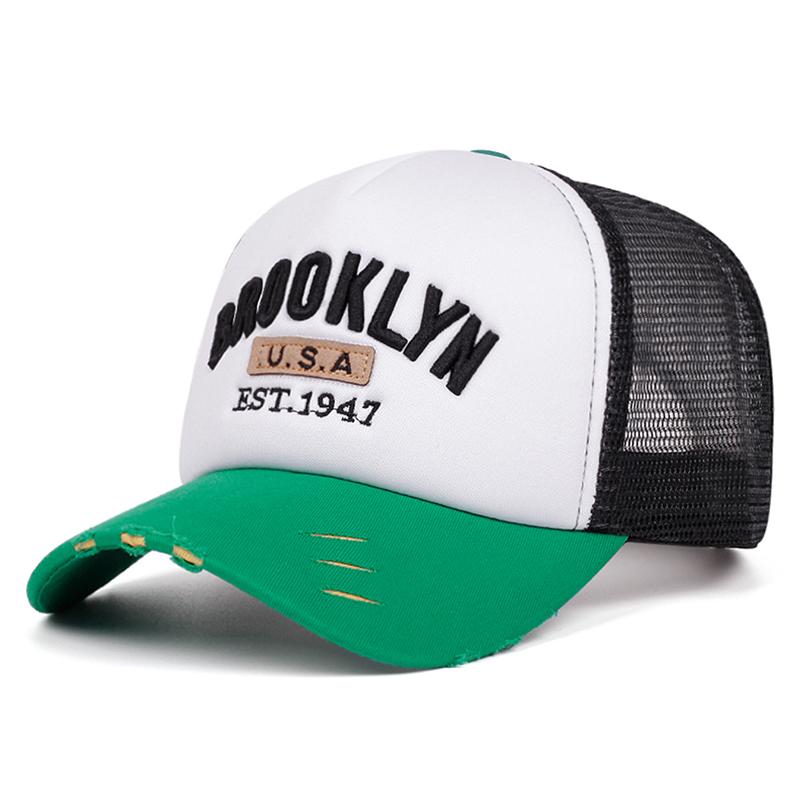 2026 New Baseball Hat BROOKLYN1947 Embroidered Hip Hop Skateboarding Hat Daily Commuting Decoration Sunshade Hat Unisex Mesh Hat