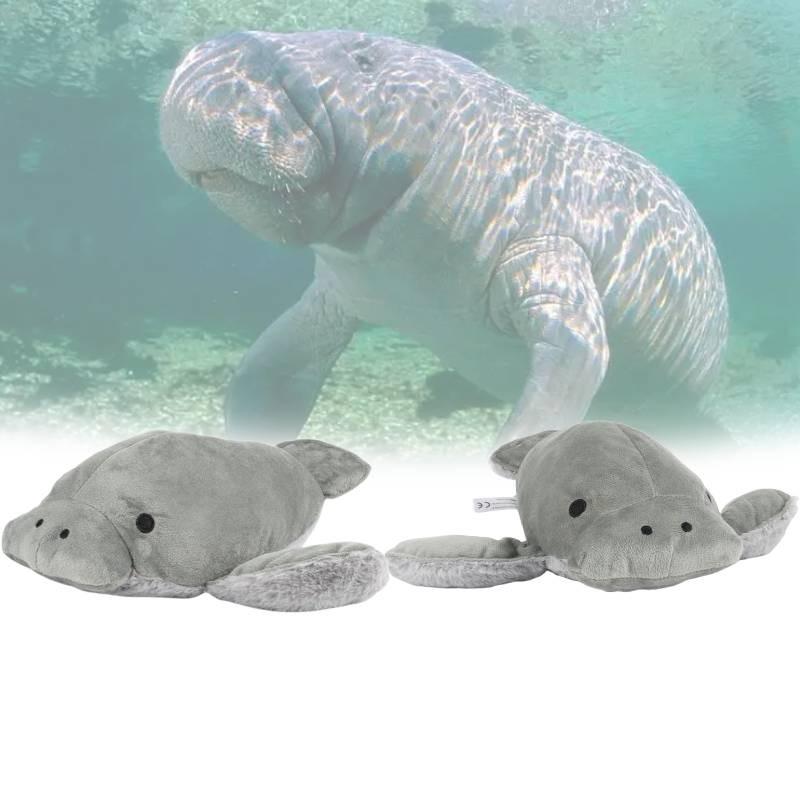Plush Toys Manatee Cute Cartoon Soothe Children Girls Birthday Holiday Doll Gift