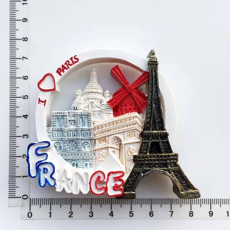 Frankreich Reise Kühlschrank Aufkleber Paris Korsika Tourismus Souvenirs Magnetische Aufkleber für Kühlschrank Hochzeitsgeschenke Kühlschrankmagnete