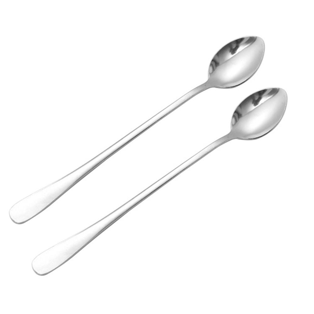 

Stainless Steel Drinkware For Picnic Kitchen Accessories Coffee Spoon Tableware Tea Spoon 2pc oval