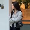 In-Stock Women's Trendy Korean Designer Embroidered Zipper Hoodie Jacket