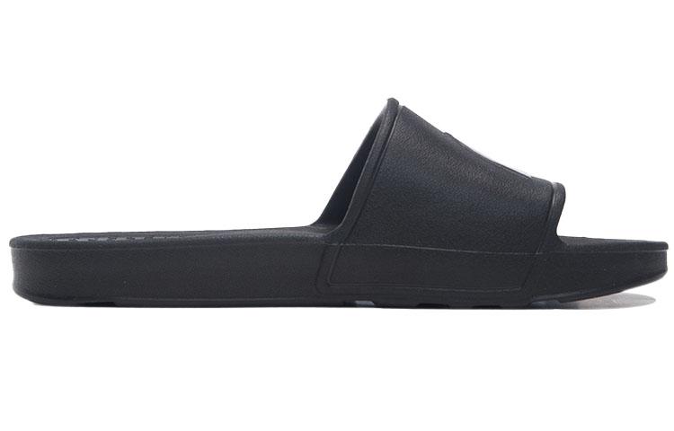 Li Ning Badminton Collection Slide Slippers Unisex Black AYCS003-1