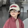 Retro Embroidered Baseball Cap Men and Women Sun Hat Spring Mid large Children's Trendy Baseball Cap Fashionable
