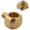 High Temperature Resistant 1/8Inch BSPP Fitting with Rubber Seal Brass Pipe Connector for Industrial and Home Use