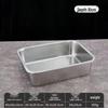 Extra Thick Stainless Steel Cat Litter Box - Anti-Splash, Easy Clean, Large Capacity