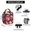 Cartoon Pokemon Theme Large Capacity Thermal Insulation Lunch Bag Insulation Bento Pack Rice Bag  Storage Picnic Bags Tote