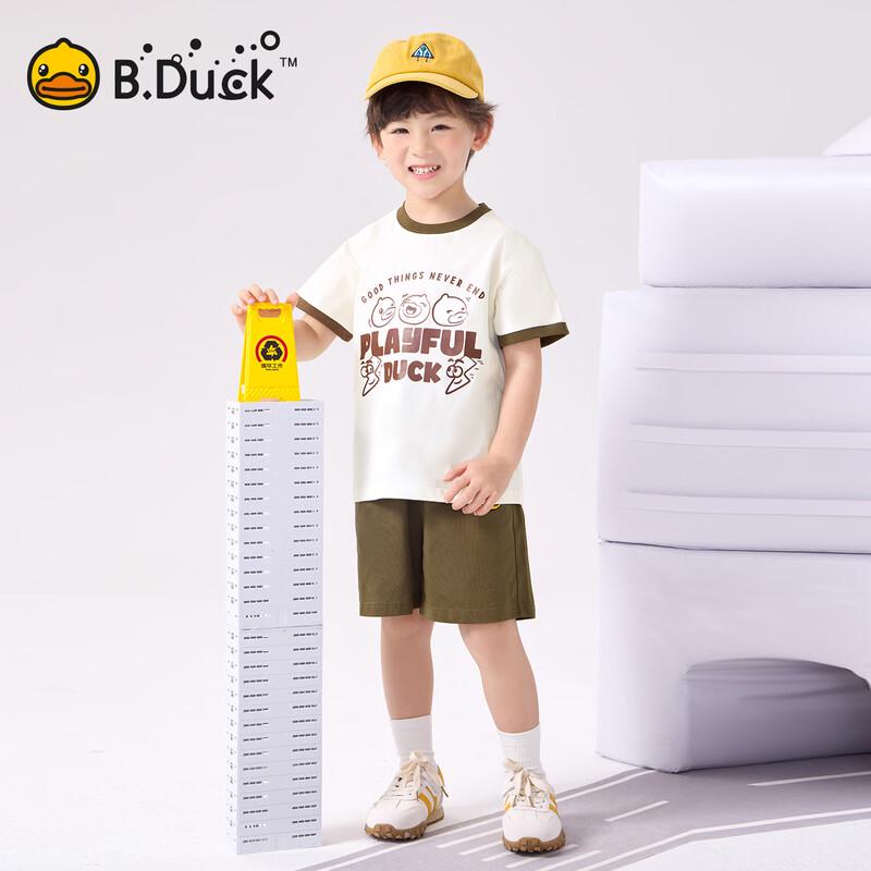 B.Duck Boys' Short Sleeve T-Shirt & Shorts Set