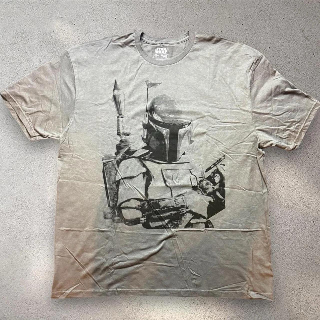 Star Wars Boba Fett T Shirt Mens XXL Gray Graphic Tee Unisex 3XL