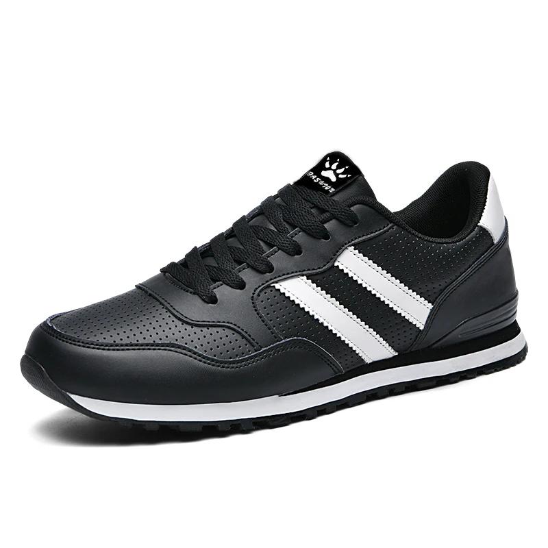 

Весенние новинки из искусственной кожи для мужчин, повседневная обувь, мужская модная легкая обувь, кроссовки, туфли на шнуровке, дышащие на открытом воздухе 38