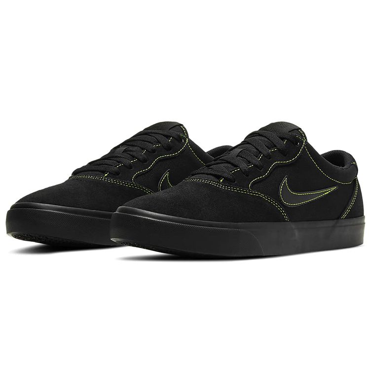 Nike SB Chron SLR Nízké Skate Boty Unisex Tenisky Černá Zelená CD6278-013