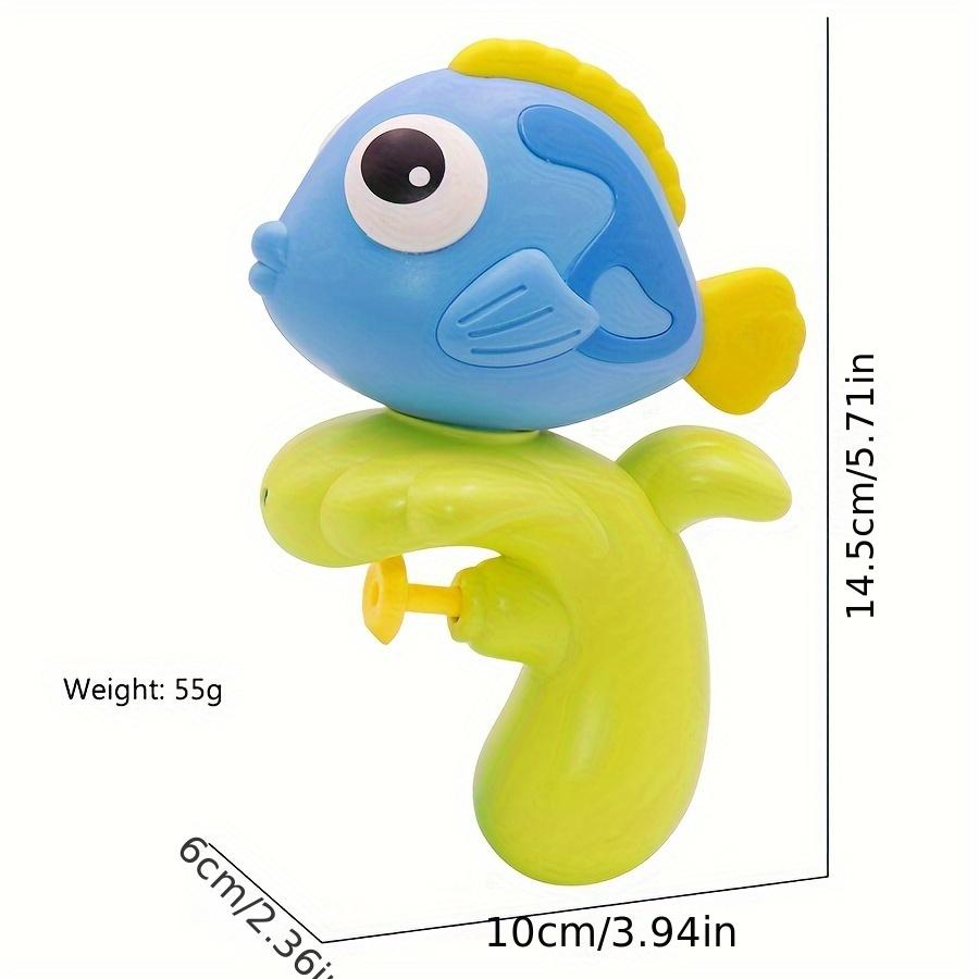2 Pcs Toddler Cartoon Water Playset - Colorful Clown Fish - for Baby Bathroom, Beach and Outdoor Water Play Holiday Gift