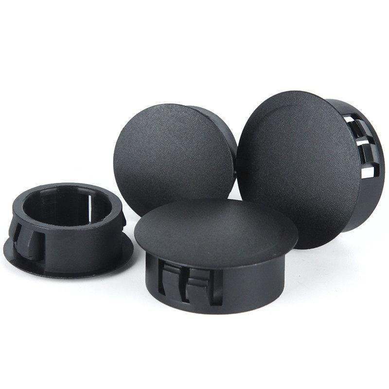 White Plastic Hole Plug 5-60mm Nylon Hole Cover M22 M25 Cover Holes Snap on Plastic Plug Hole Cap Round Plugs Plug For Furniture