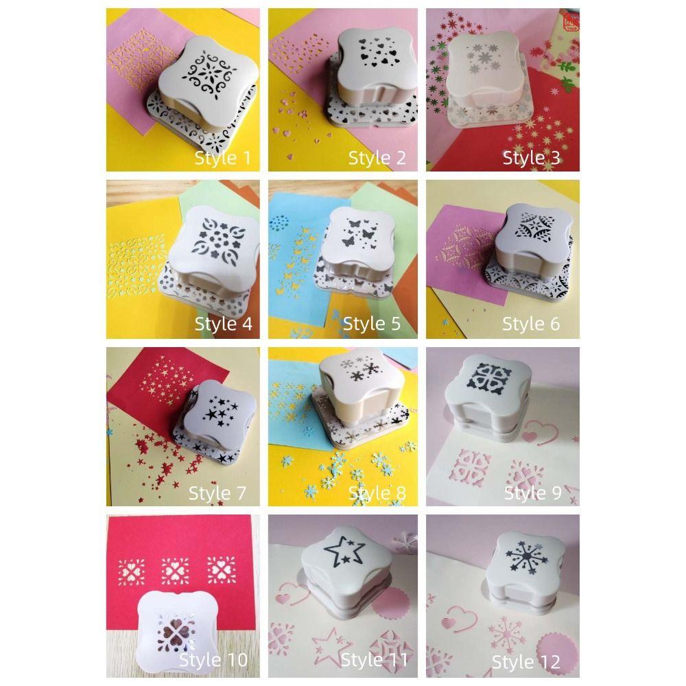 Magnetic Paper Hole Punch Punching Machine Handmade Embossing Device Labor-Saving DIY Decoration Paper Cutter Scrapbooking