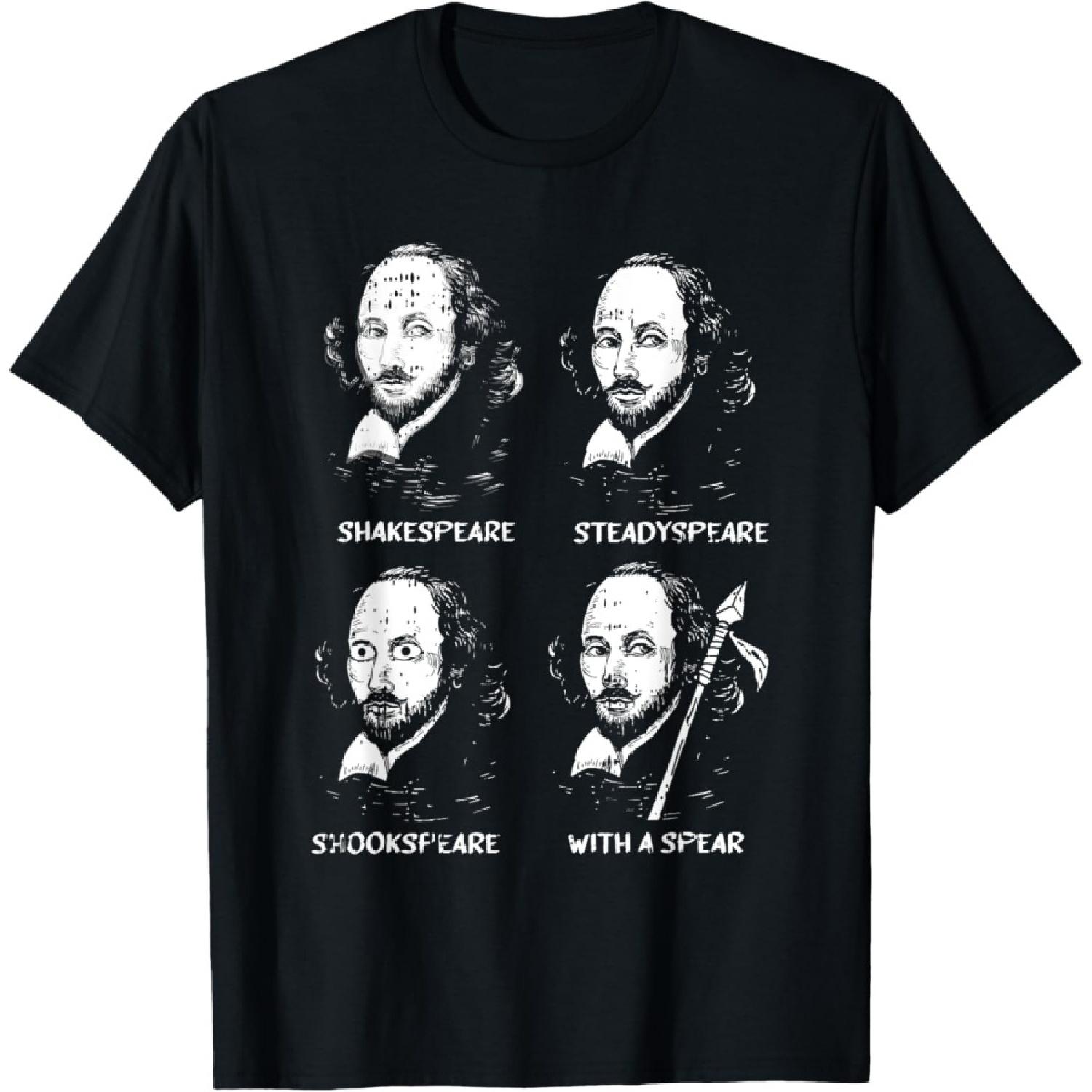 

Shakespeare Meme Theater Poet Pun Humor Funny Literary Gifts T-Shirt XXXXXL чорний