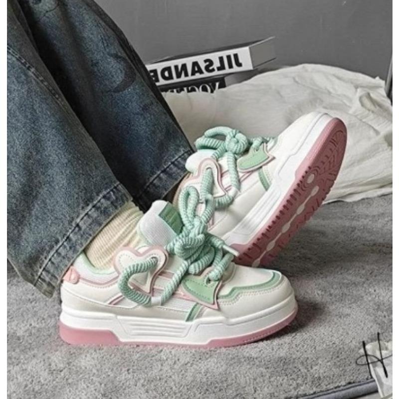 Fashion little white shoes women's spring and autumn new leather thick-soled lightweight sports shoes design sense niche casual board shoes women