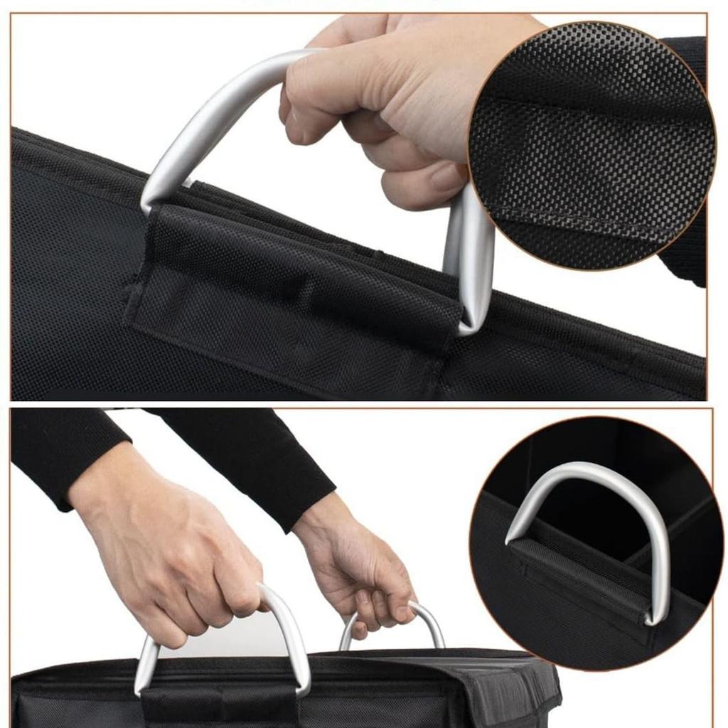 The Itisyou Car Trunk Storage Box Is a Foldable Storage Box with Ample Compartments and a Suitable for All Types of Large-capacity, Metal-reinforced