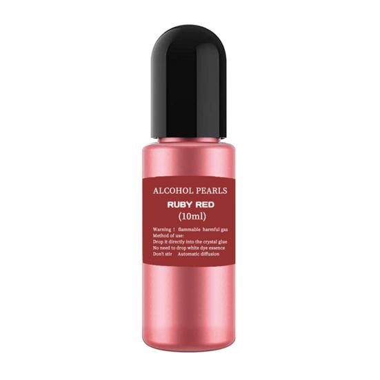 10 мл Диффузионный пигмент DIY 3D Чернила Металлический пигмент Спиртовой Жидкий Краситель красный