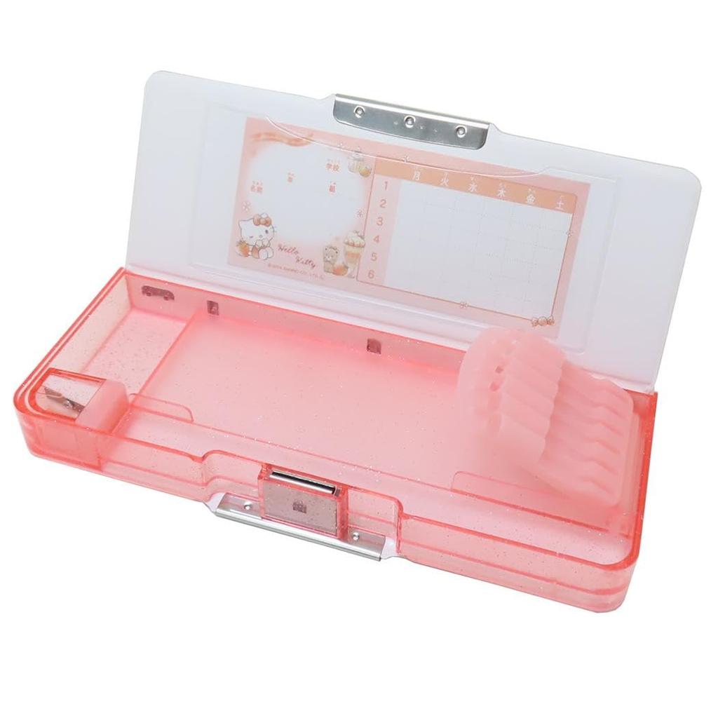 Hello Kitty Federmäppchen Öffnendes Stifteetui Sanrio Kamio Japan Schulanfangsbedarf Charakterartikel Online-Shopping - Zweiseitig - - - - -