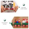 Christmas Decoration Christmas Train with Snowman Train Decor for Christmas Party Christmas Train Ornament Toys for Kids Gift Home Decoration
