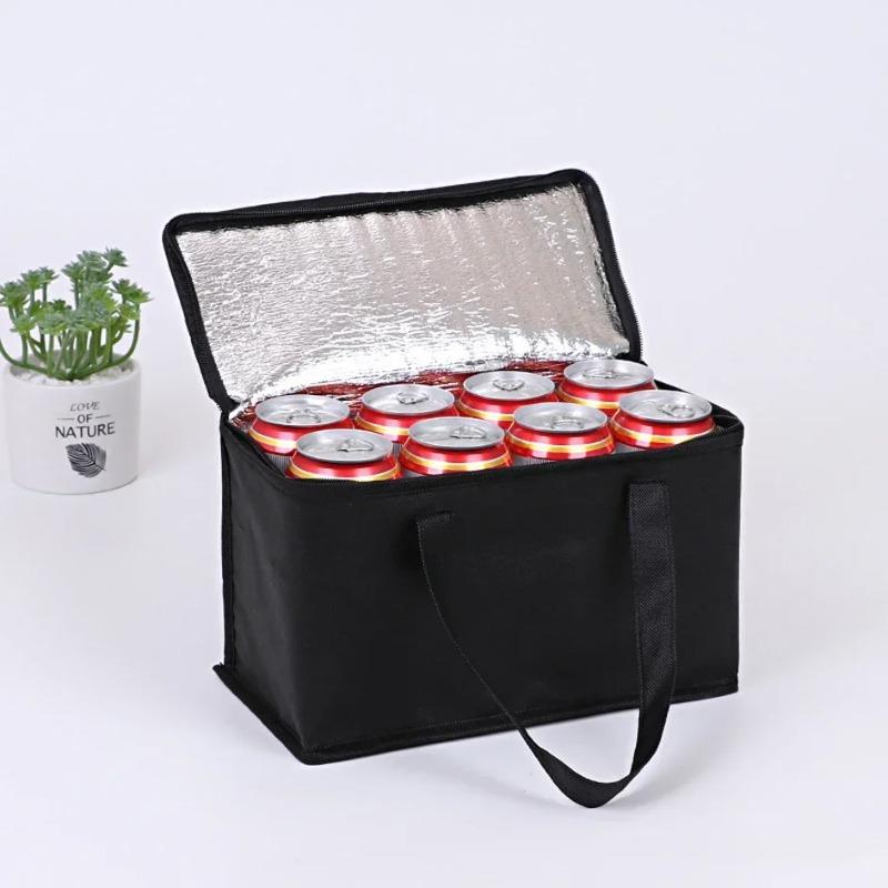 Portable Foldable Insulated Lunch Thermal Bag Cooler Picnic Bag Food Drink Carrier Beer Delivery Insulation Bag