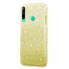 Huawei P40 Lite E Case, Glitter Case, Gold