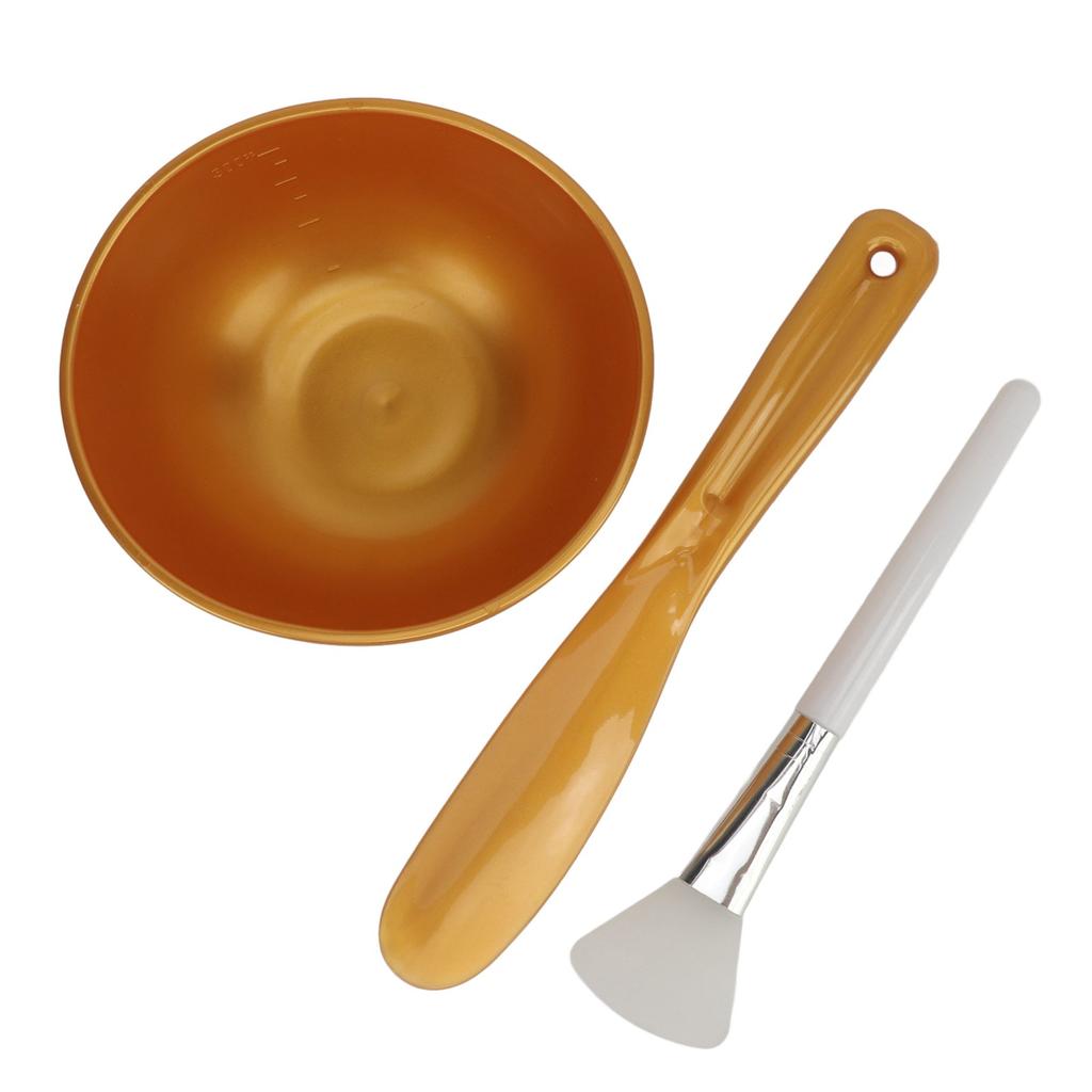 Silicone Face Mask Mixing Bowl Set With Brush Scraper Easy To Clean Multifunctional Facial Mask Bowl
