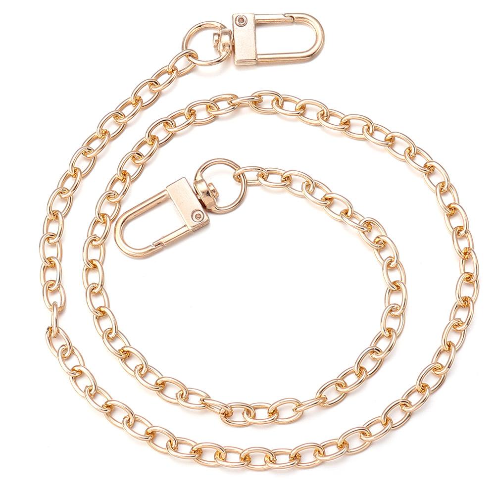 Metal Aluminum Replacement Bag Chain 20/40/80/120cm Women Shoulder strap for bags replace Crossbody chain Bag Accessories