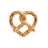 1 Paar Ohrstecker Verdrehtes Herz Design Ohrstecker Gehämmert Textur Piercing Ohrringe für Damen Pendeln Dating Schmuck Geschenk