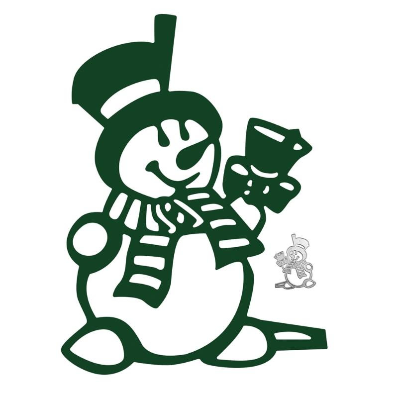 Metal Die Cuts Christmas Snowman Embossing Stencil Cutting Dies for Card Making Scrapbooking Paper Craft DIY Template