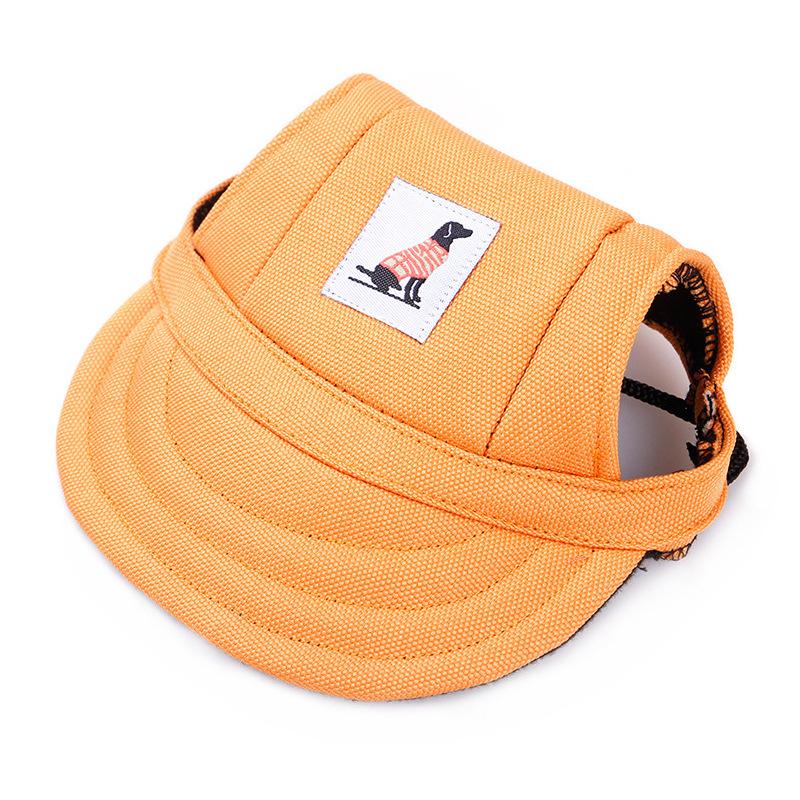 Dog Summer Canvas Outdoor Baseball Cap 
