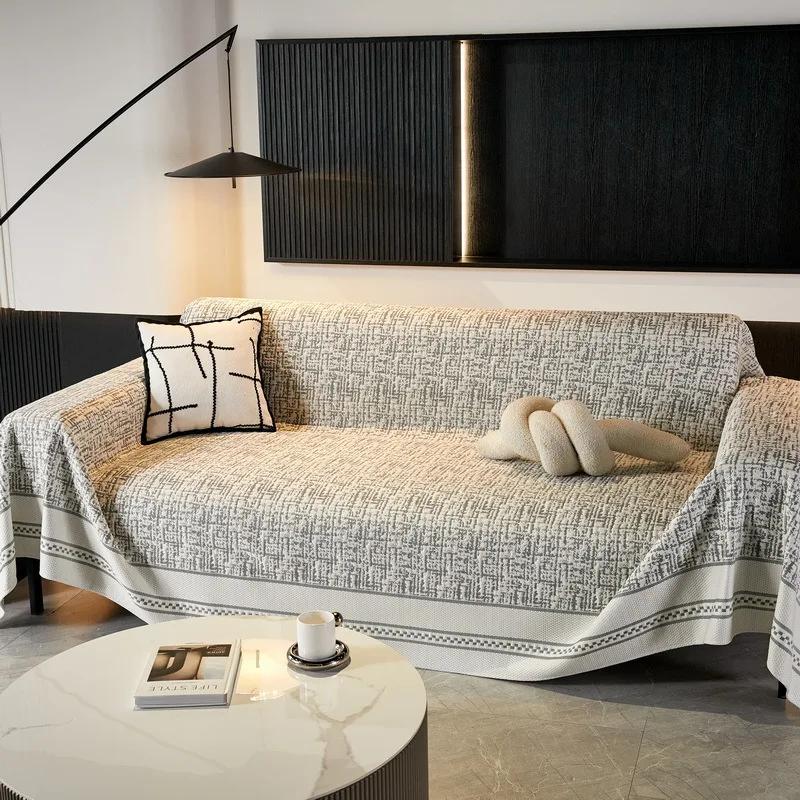 

Покрывало из ледяного шелка для дивана, летнее прохладное ощущение, полотенце для дивана для гостиной, современный простой декор мебели, чехлы для дивана 180x130