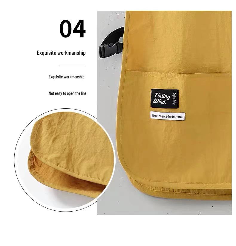 Wasserdichte, fleckenabweisende Schürze im japanischen Stil für Backen, Catering und Nageldesigner