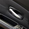 Carbon Fiber Car Interior Door Handle Trim Frame Cover Decor Stickers For BMW 5 Series E60 2006-2010 Styling Accessories