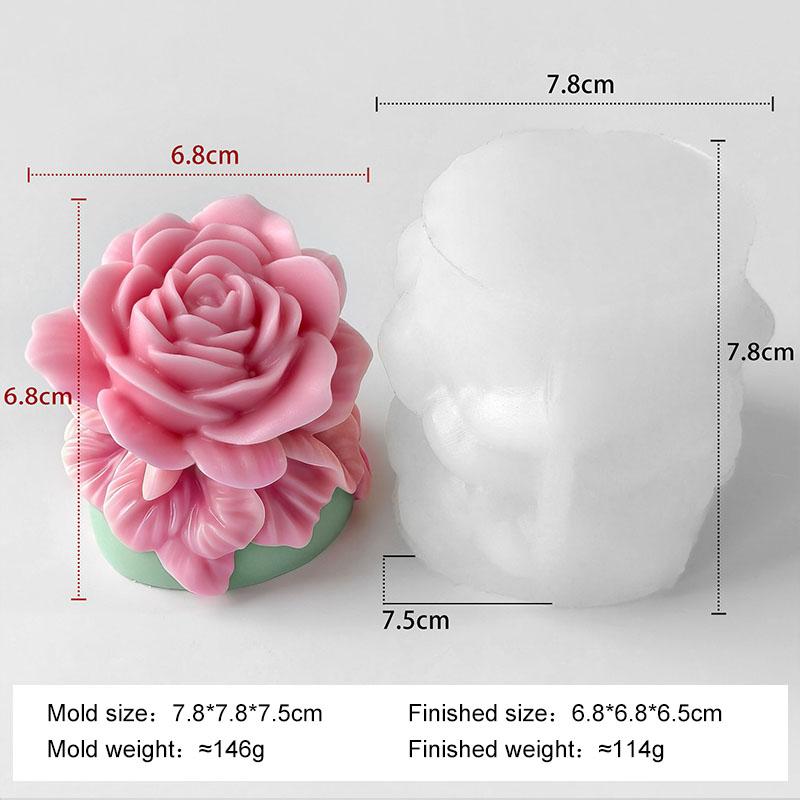 

3D форма корзинка, штабелируемые сердца, силиконовая форма, День Святого Валентина, розы, цветы, любовь, цилиндр, ручная работа, ароматическая свеча, гипсовые формы