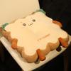 Chair Toast Cartoon Cushion With Soft Plush Material For Decor Home