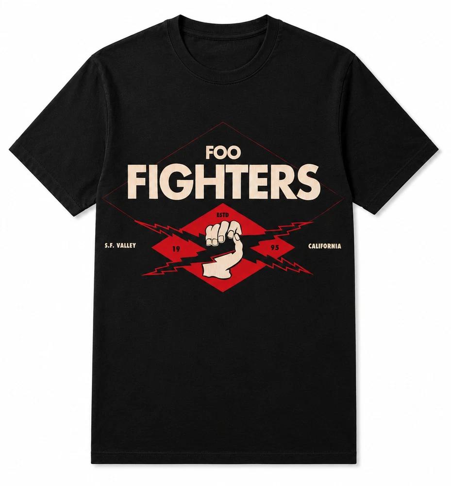 Foo Fighters T Shirt Arched Stars Dave Grohl Rock Logo New S to 5XL S