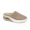 Scarpe con tacco a zeppa, Pantofole casual chiuse a punta larga, Scarpe a punta tonda, Nuove scarpe da donna
