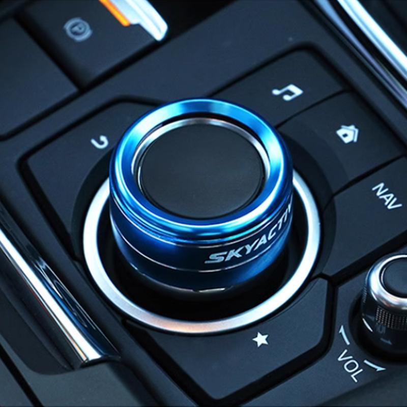 For 2016 2017 2018 2019 2020 2021 2022 2025 2024 Mazda MX-5 Automotive center console multimedia adjustment knob Decorative ring