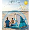 Auto Instant Pop Up Beach Tent, UPF50+ UV Protection Portable Sun Shelter for Outdoor Camping