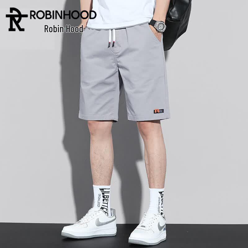 ROBINHOOD Men s Ice Silk Quick-Dry Loose Straight Shorts M