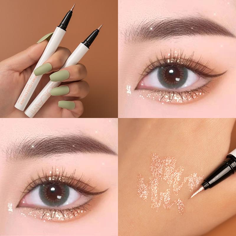 Buy Diamond Glitter Eye Liner Pencil Eye Makeup Highlighter Waterproof