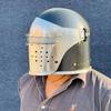 Mittelalterlicher Ritter Barbuta Helm Voll funktionsfähiges Visier Tragbarer Barbuta Helm Rollenspiel, LARP, Ausstellung Bestes Geschenk für ihn