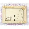 Maltese - Photo frame, engraved wooden frame, a lovely gadget for the dog lover by Art-Dog