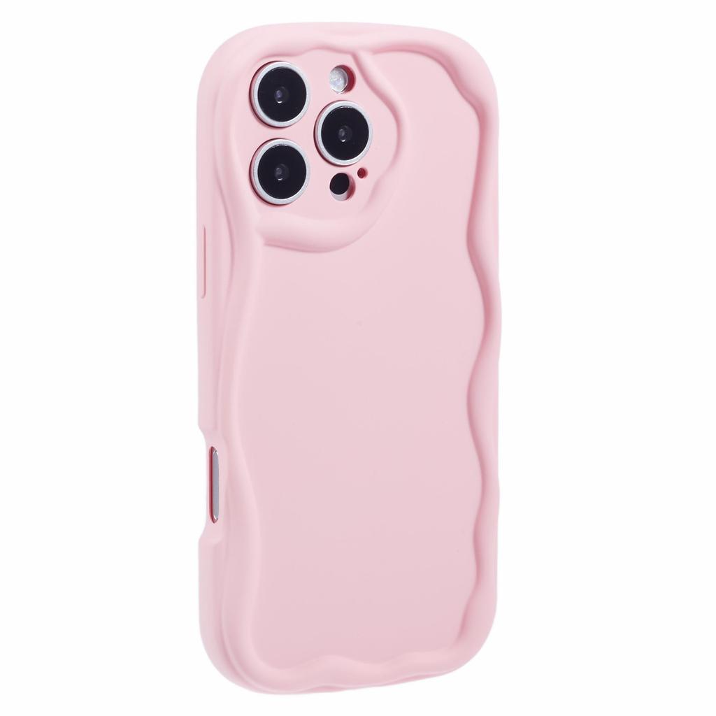 For iPhone 16 Pro Case Candy Color Phone Shell Rubberized TPU Cover