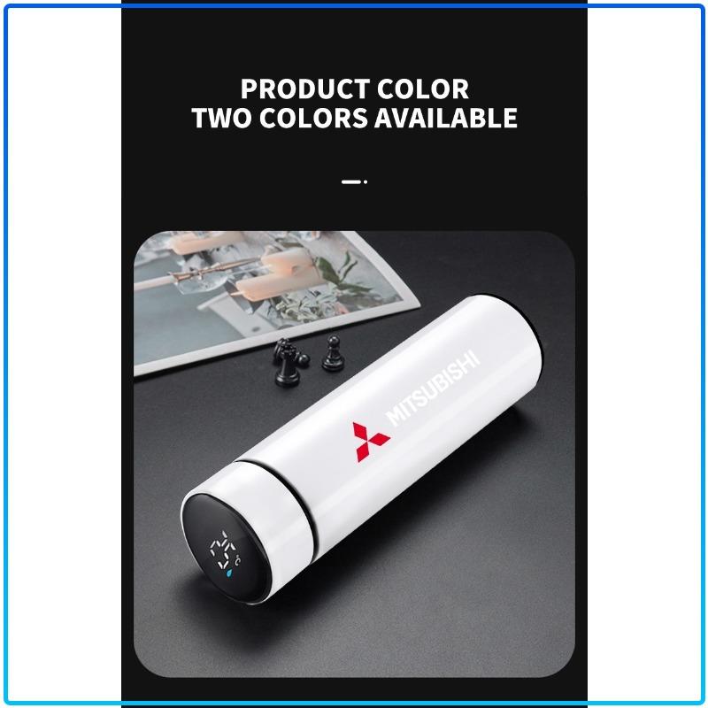 Pour Mitsubishi Lancer 7 8 I200 Pajero Montero Sport Outlander ASX Mirage Eclipse Bouteille Thermos Intelligente pour Voiture Avec Affichage de la Température Tasse à Café